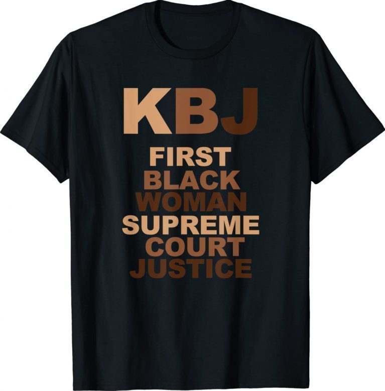 Official Ketanji Brown Jackson 1st Supreme Court Justice Black Woman T-Shirt