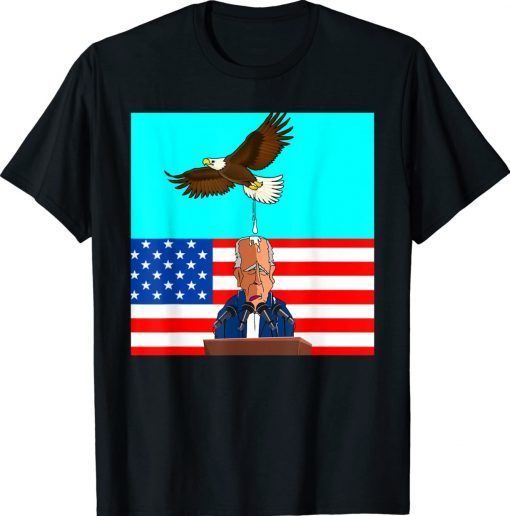 Biden Bird Poop Vintage Shirts