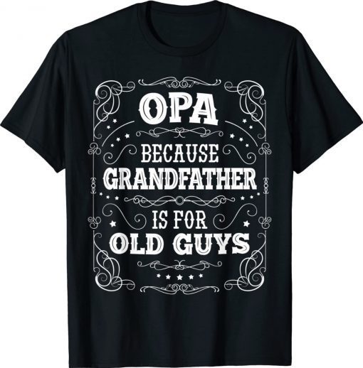 Opa from Grandchildren Father's Day Opa Gift TShirt