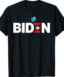 Bird Poop Biden Funny Birds Don't Even Like Biden Mean Unisex TShirt