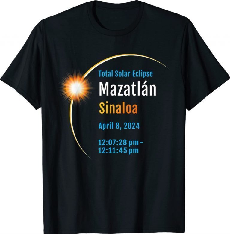 Vintage Mazatlán Sinaloa Mexico Total Solar Eclipse TShirt