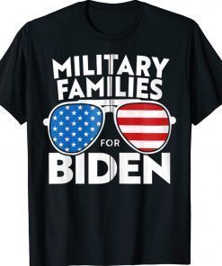 Military Families for Biden Uncle Joe Aviator Vote 2022 TShirt