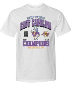Vintage Sup Dogs East Carolina 2022 Champions Shirts