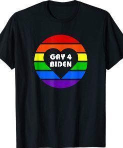 Gay for Biden Rainbow Flag LGBTQ Month LGBT Pride Parades 2022 Shirts