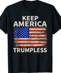 Keep America Trumpless Anti Stupid Trump #StupidTrump US Flag Unisex TShirt