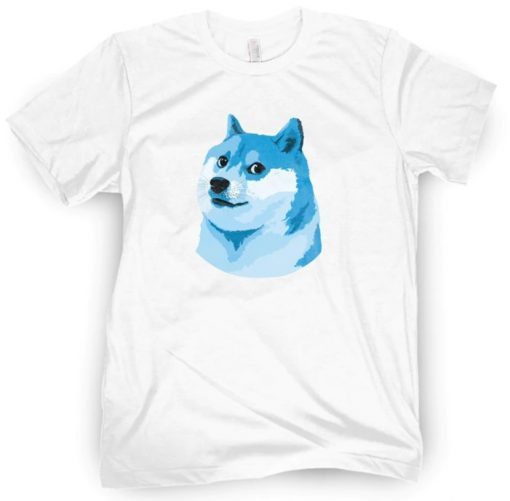 Blue Dog Face Shiba Unisex TShirt