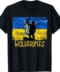 Wolverines Support Ukraine Wolverines Love Support Vintage TShirt