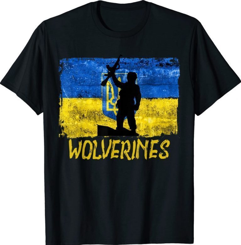 Wolverines Support Ukraine Wolverines Love Support Vintage TShirt
