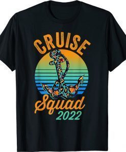 Cruise Squad 2022 Cowhide Leopard Anchor Cruising Vintage Shirts