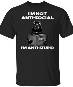 Jedi – I’m Not Anti-Social I’m Anti-Stupid 2022 T-Shirt