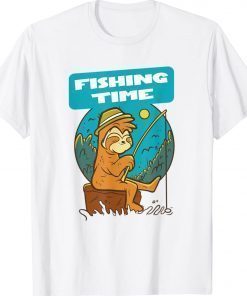 Fishing Time Sloth 2022 T-Shirt