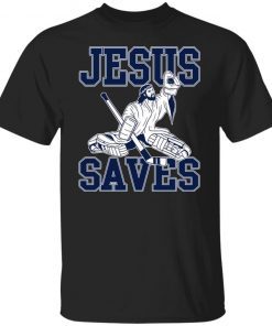 Jesus Saves Hockey Unisex TShirt