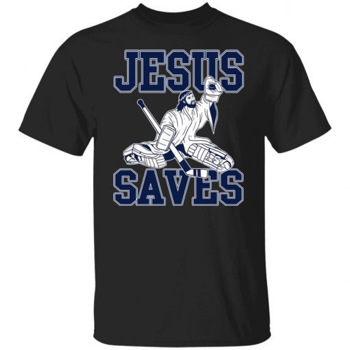 Jesus Saves Hockey Unisex TShirt