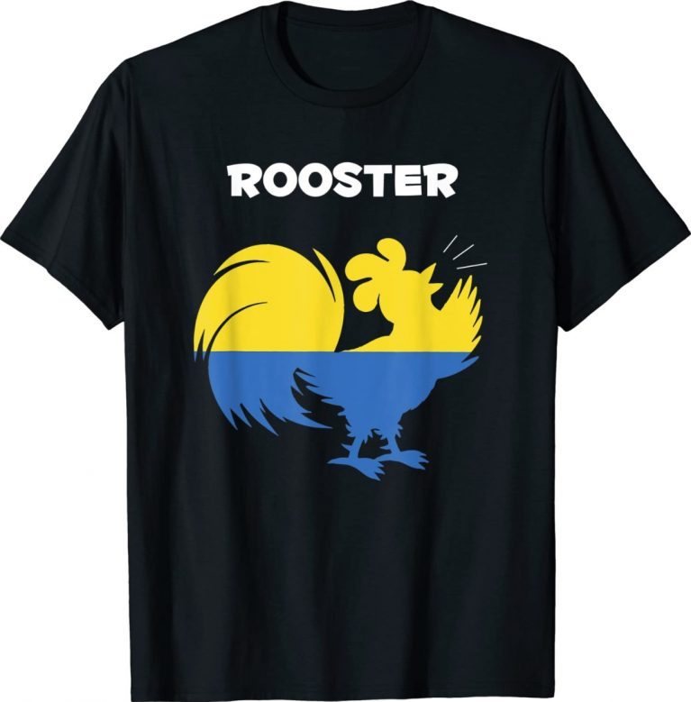 Ceramic Rooster Symbol Love And Resistance Of Ukrainians 2022 T-Shirt