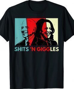 Anti Biden Harris Giggles Funny TShirt