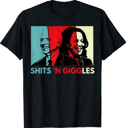 Anti Biden Harris Giggles Funny TShirt