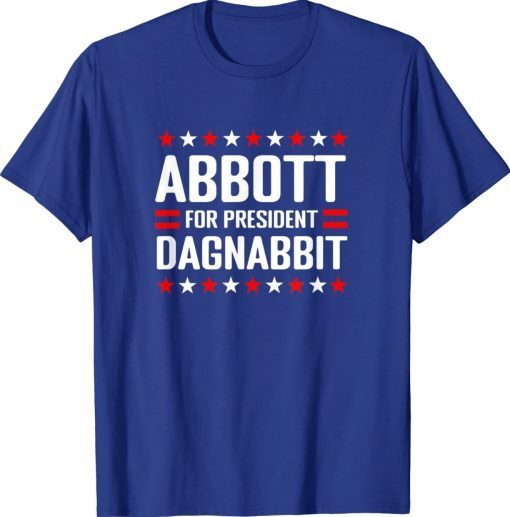 Vintage Greg Abbott for President 2022 TShirt