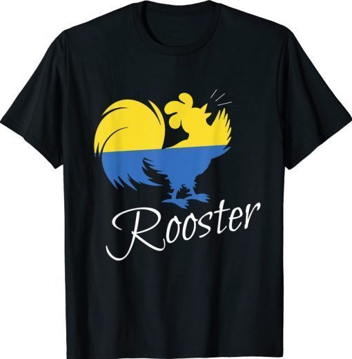 Symbol Love And Resistance Of Ukrainians Ceramic Rooster Vintage TShirt