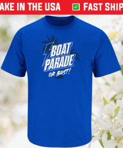 Boat Parade or Bust for Tampa Bay Hockey Vintage TShirt