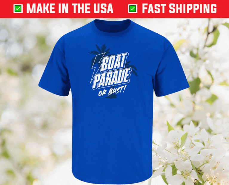 Boat Parade or Bust for Tampa Bay Hockey Vintage TShirt