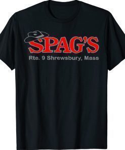 SPAG'S Rte 9 Shrewsbury Massachusetts Nostalgia Vintage TShirt