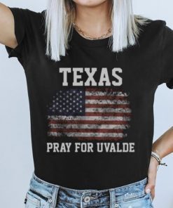 Pray For Texas Uvalde Strong US Flag Vintage Shirts