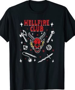 Stranger Things 4 Hellfire Club Icon Collage 2022 Shirts