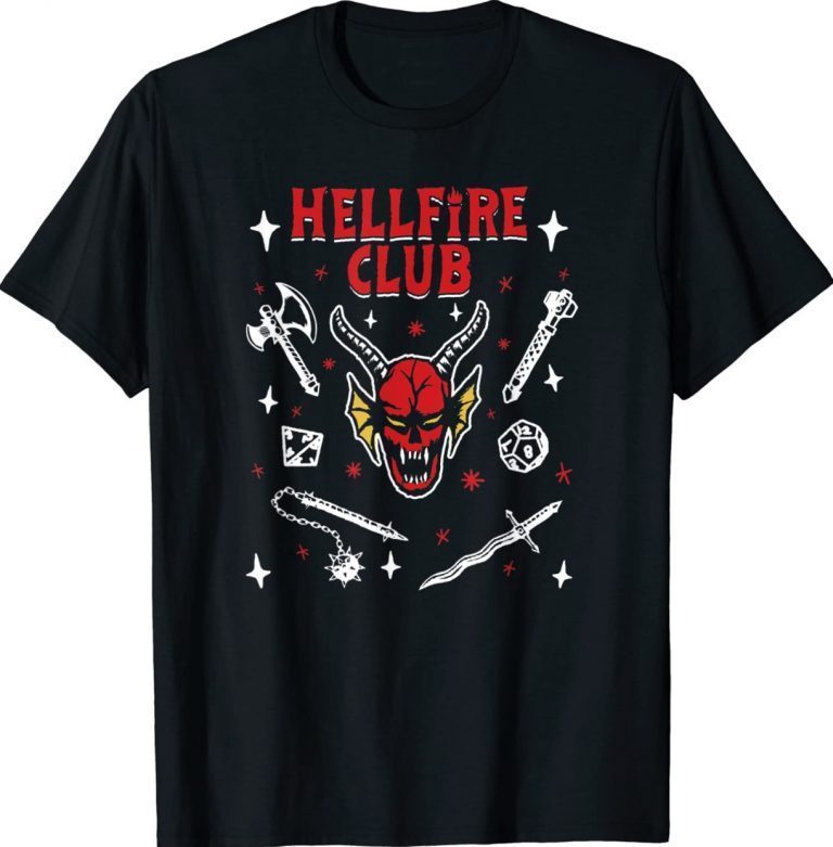 Stranger Things 4 Hellfire Club Icon Collage 2022 Shirts