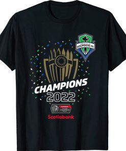 Seattle Sounders Champions 2022 Concacaf Champions League Unisex TShirt