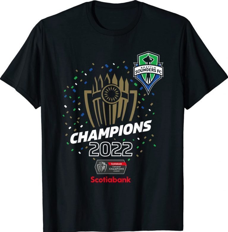 Seattle Sounders Champions 2022 Concacaf Champions League Unisex TShirt