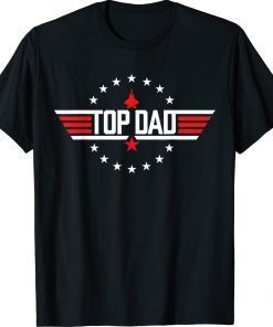 Top Dad Maverick Fathers Day Vintage TShirt