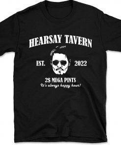 Johnny Depp Shirt Justice for Johnny Depp Hearsay Tavern Shirts