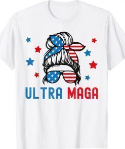 Pro Trump Ultra Mega Messy Bun Unisex TShirt