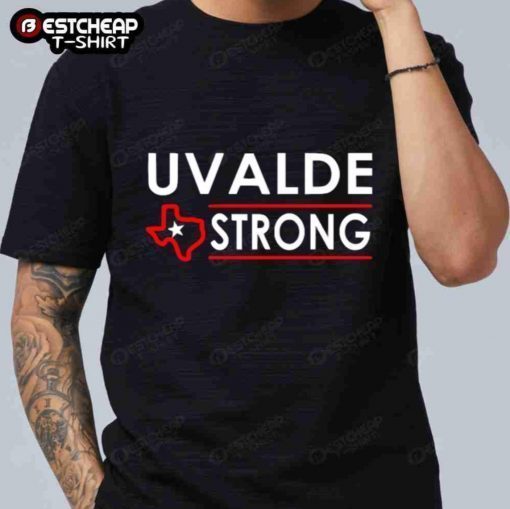 Uvalde Strong Robb Elementary Texas School Shooting Vintage Shirts