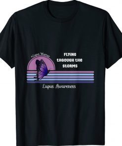 Lupus Awareness Lupus Warrior Half Sunset Vintage Shirts