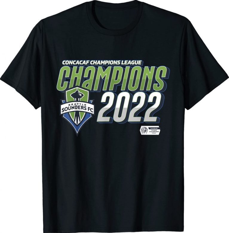 Vintage Seattle Sounders Champions Concacaf Champions League 2022 T-Shirt