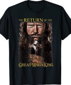 Ultra Maga The Return Of The Great Maga King Anti Joe Biden Tee Shirt