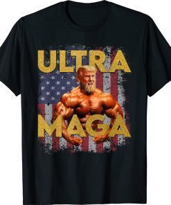 ULTRA MEGA Proud Ultra Maga Trump 2024 Vintage TShirt