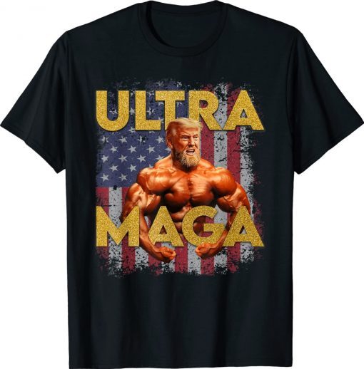 ULTRA MEGA Proud Ultra Maga Trump 2024 Vintage TShirt