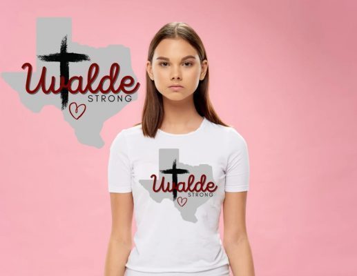 Uvalde Strong God Bless Vintage Shirts