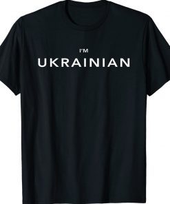 I'm Ukrainian Zelensky Ukraine Patriotic Proud Ukrainians Vintage TShirt