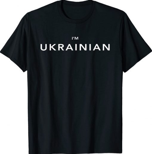 I'm Ukrainian Zelensky Ukraine Patriotic Proud Ukrainians Vintage TShirt