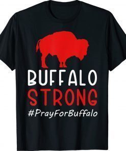 Vintage Buffalo Strong Support Buffalo Tee Shirt