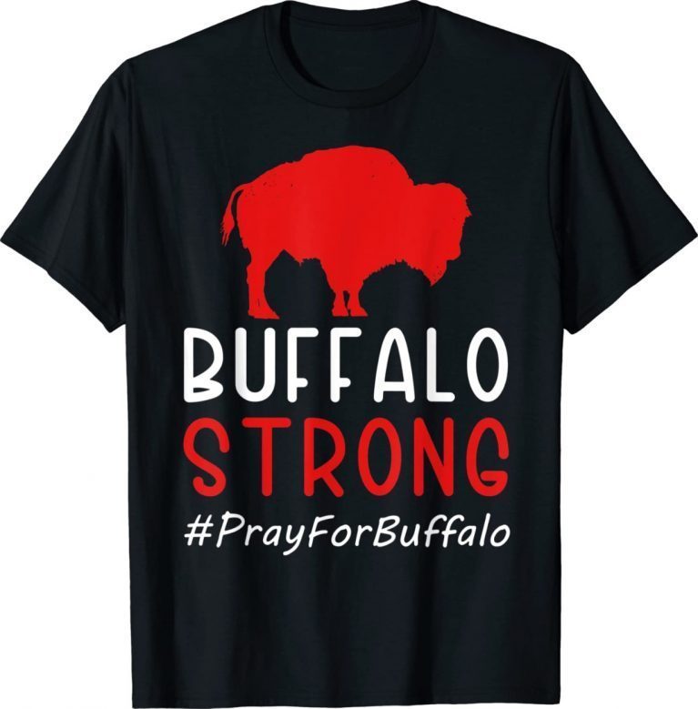 Vintage Buffalo Strong Support Buffalo Tee Shirt