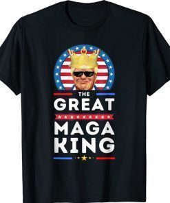Great MAGA King Trump Biden Political Ultra Mega Proud Vintage TShirt