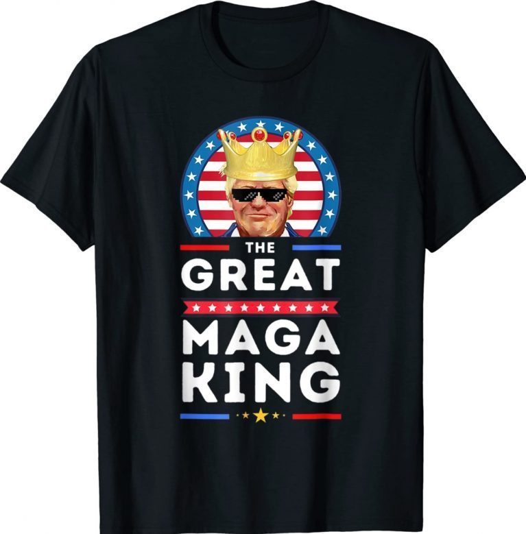 Great MAGA King Trump Biden Political Ultra Mega Proud Vintage TShirt