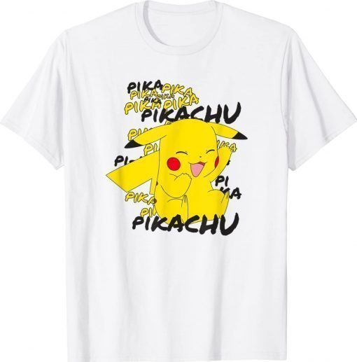 Pokémon Pikachu Cracks A Joke Laughing Vintage TShirt