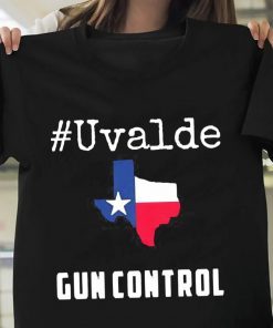 Uvalde Gun Control Texas Uvalde Strong Flag TShirt