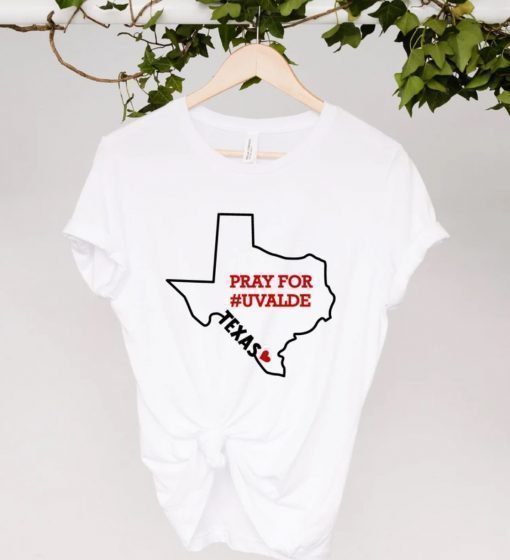 Pray for Uvalde Texas Strong Protect Kids Not Gun TShirt