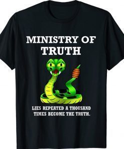 Anti Joe Biden Democrat Ministry of Truth Tee Shirt